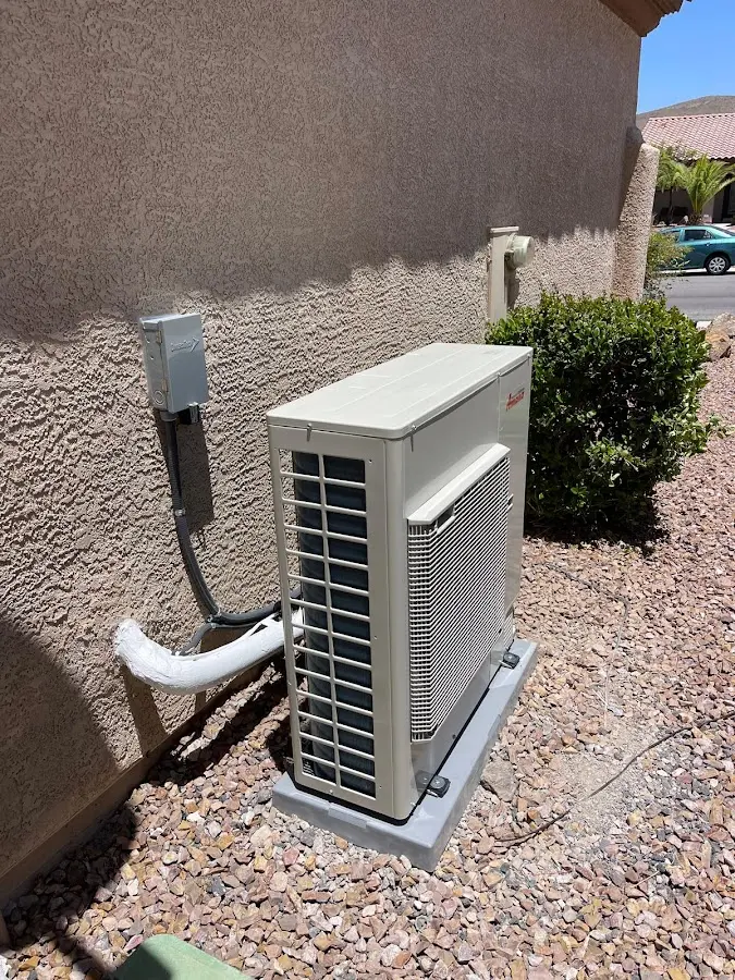 Residential air conditioning condenser unit in Highland Village